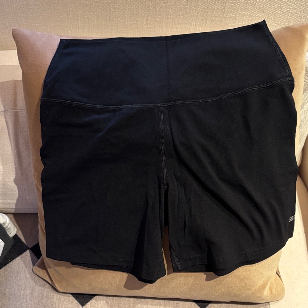 Women's Black Biker Shorts